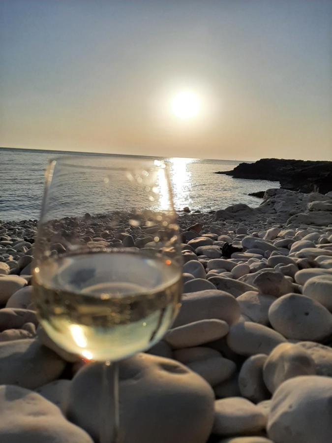 Helles Doppelzimmer mit Bad, Terrasse und Pool, seperater Eingang, Liznjan, Istrien Buitenkant foto